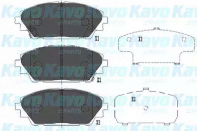 KAVO PARTS kbp4571 -  Комплект тормозных колодок, дисковый тормоз